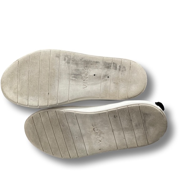 Vince black leather Nyack, high top sneakers with rabbit fur, trim 36/6 - Picture 6 of 6